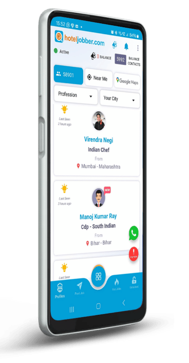 Hotel Jobber mobile application